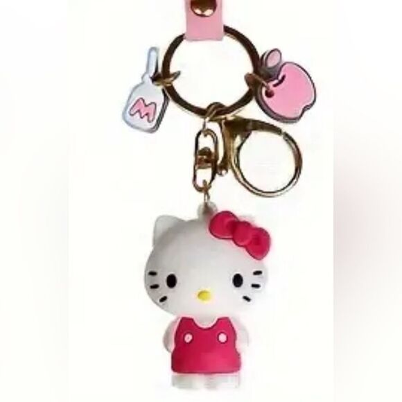 BAG CHARM Hello Kitty Resin Bag Charm Keychain - Picture 2 of 4
